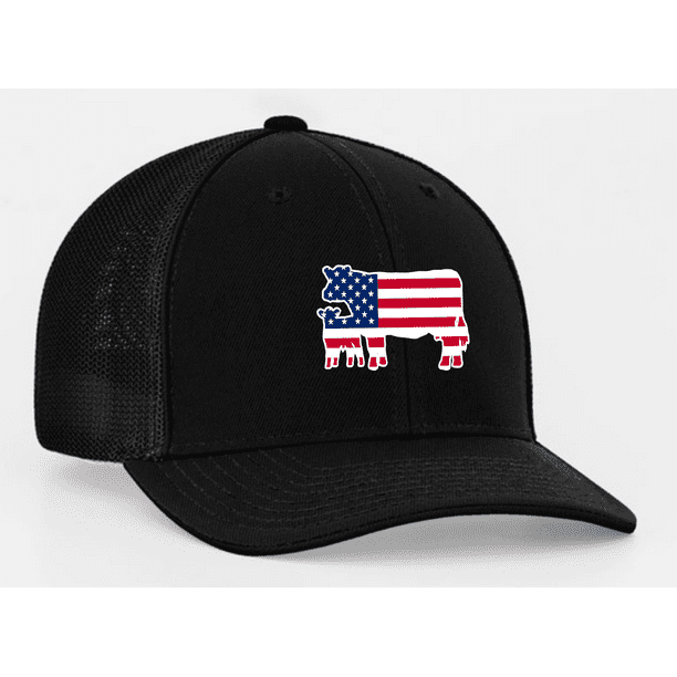 Heritage Pride Embroidered American Flag Filled Farm Animals Youth Children/'s Mesh Back Trucker Hat